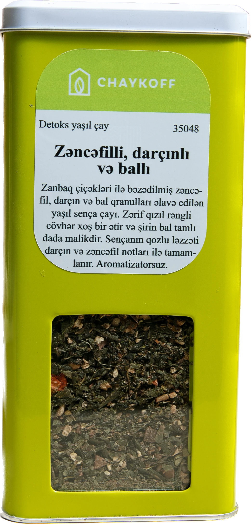 Zəncəfilli, Darçinli Və Balli Detoks Yaşil Çay (100 qr)